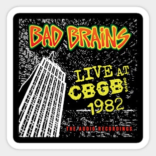 Bad Brains - Live'1982 Sticker